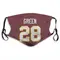 Darrell Green Name & Number Red Washington Commanders Face Mask