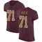 Men's Andrew Wylie Washington Commanders Burgundy Alternate Vapor Untouchable Jersey - Elite