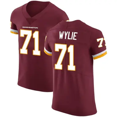 Men's Andrew Wylie Washington Commanders Burgundy Team Color Vapor Untouchable Jersey - Elite