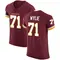 Men's Andrew Wylie Washington Commanders Burgundy Team Color Vapor Untouchable Jersey - Elite