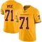 Men's Andrew Wylie Washington Commanders Color Rush Jersey - Limited Gold