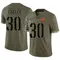 Men's Austin Ekeler Washington Commanders 2022 Salute To Service Jersey - Limited Olive