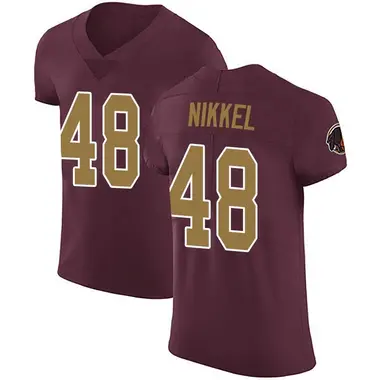 Men's Ben Nikkel Washington Commanders Burgundy Alternate Vapor Untouchable Jersey - Elite