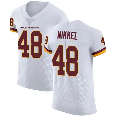 Men's Ben Nikkel Washington Commanders Vapor Untouchable Jersey - Elite White