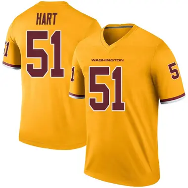 Men's Bobby Hart Washington Commanders Color Rush Jersey - Legend Gold Big & Tall