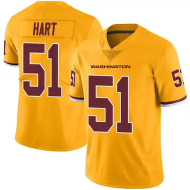 Men's Bobby Hart Washington Commanders Color Rush Jersey - Limited Gold