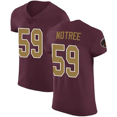 Men's Bryce Notree Washington Commanders Burgundy Alternate Vapor Untouchable Jersey - Elite