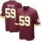 Men's Bryce Notree Washington Commanders Burgundy Team Color Jersey - Game