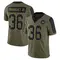 Men's Chris Rodriguez Jr. Washington Commanders 2021 Salute To Service Jersey - Limited Olive