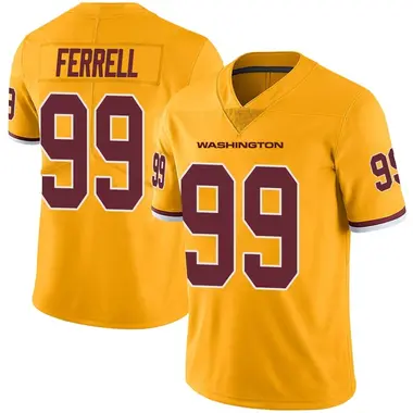 Men's Clelin Ferrell Washington Commanders Color Rush Jersey - Limited Gold