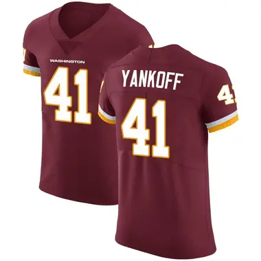 Men's Colson Yankoff Washington Commanders Burgundy Team Color Vapor Untouchable Jersey - Elite