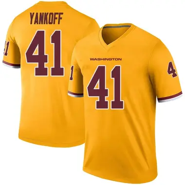 Men's Colson Yankoff Washington Commanders Color Rush Jersey - Legend Gold Big & Tall