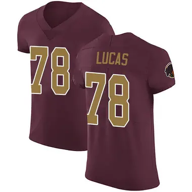 Men's Cornelius Lucas Washington Commanders Burgundy Alternate Vapor Untouchable Jersey - Elite