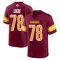 Men's Cornelius Lucas Washington Commanders Burgundy Jersey - Game