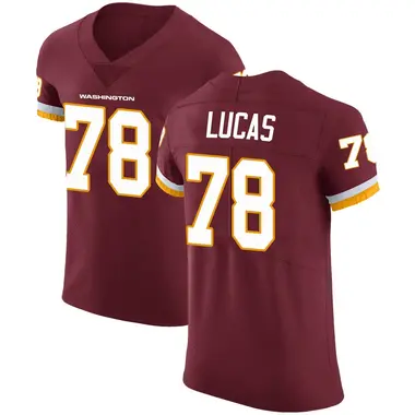 Men's Cornelius Lucas Washington Commanders Burgundy Team Color Vapor Untouchable Jersey - Elite