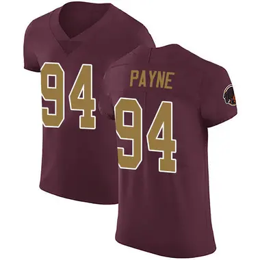 Men's Daron Payne Washington Commanders Burgundy Alternate Vapor Untouchable Jersey - Elite