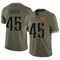 Men's De'Jon Harris Washington Commanders 2022 Salute To Service Jersey - Limited Olive