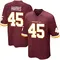 Men's De'Jon Harris Washington Commanders Burgundy Team Color Jersey - Game