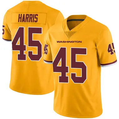 Men's De'Jon Harris Washington Commanders Color Rush Jersey - Limited Gold