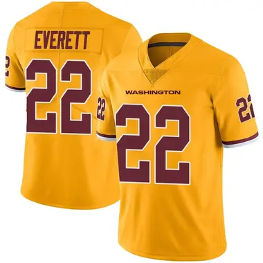 Men's Deshazor Everett Washington Commanders Color Rush Jersey - Limited Gold