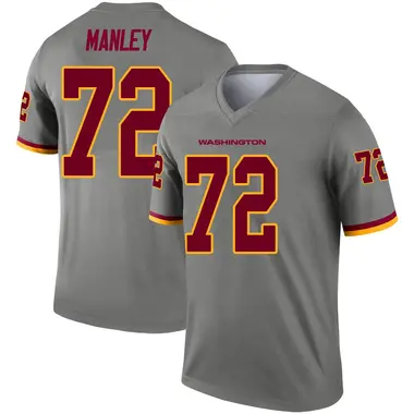 Men's Dexter Manley Washington Commanders Inverted Jersey - Legend Gray Big & Tall