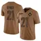 Men's Earnest Byner Washington Commanders 2023 Salute To Service Jersey - Limited Brown