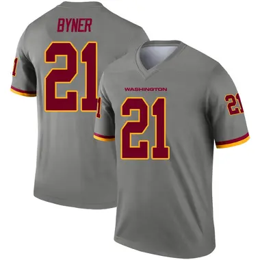 Men's Earnest Byner Washington Commanders Inverted Jersey - Legend Gray Big & Tall