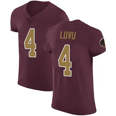 Men's Frankie Luvu Washington Commanders Burgundy Alternate Vapor Untouchable Jersey - Elite