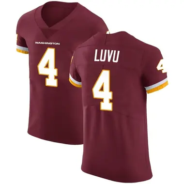 Men's Frankie Luvu Washington Commanders Burgundy Team Color Vapor Untouchable Jersey - Elite