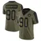 Men's Javontae Jean-Baptiste Washington Commanders 2021 Salute To Service Jersey - Limited Olive