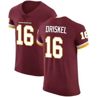 Men's Jeff Driskel Washington Commanders Burgundy Team Color Vapor Untouchable Jersey - Elite