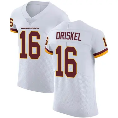 Men's Jeff Driskel Washington Commanders Vapor Untouchable Jersey - Elite White