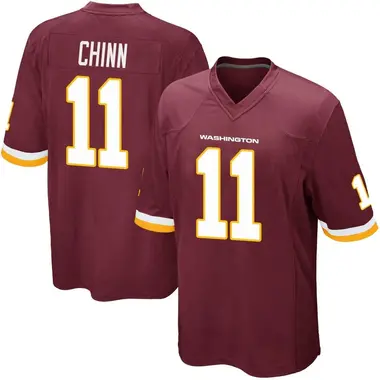 Men's Jeremy Chinn Washington Commanders Burgundy Team Color Jersey - Game