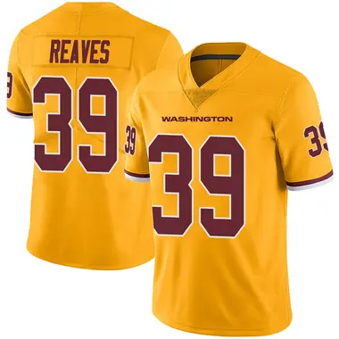 Men's Jeremy Reaves Washington Commanders Color Rush Jersey - Limited Gold