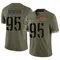 Men's Jer'Zhan Newton Washington Commanders 2022 Salute To Service Jersey - Limited Olive