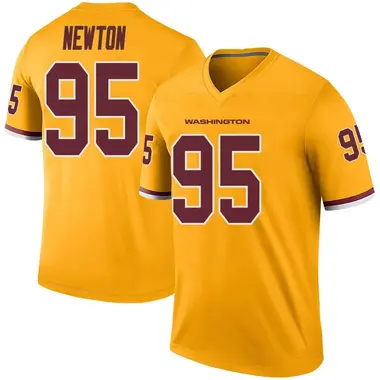 Men's Jer'Zhan Newton Washington Commanders Color Rush Jersey - Legend Gold Big & Tall