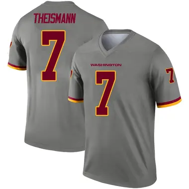 Men's Joe Theismann Washington Commanders Inverted Jersey - Legend Gray Big & Tall