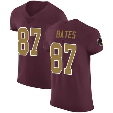 Men's John Bates Washington Commanders Burgundy Alternate Vapor Untouchable Jersey - Elite