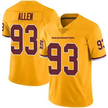 Men's Jonathan Allen Washington Commanders Color Rush Jersey - Limited Gold