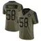 Men's Jordan Magee Washington Commanders 2021 Salute To Service Jersey - Limited Olive