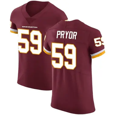 Men's Joshua Pryor Washington Commanders Burgundy Team Color Vapor Untouchable Jersey - Elite