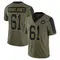 Men's Julian Good-Jones Washington Commanders 2021 Salute To Service Jersey - Limited Olive