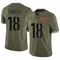 Men's Marcus Mariota Washington Commanders 2022 Salute To Service Jersey - Limited Olive