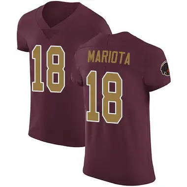 Men's Marcus Mariota Washington Commanders Burgundy Alternate Vapor Untouchable Jersey - Elite