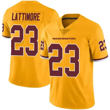 Men's Marshon Lattimore Washington Commanders Color Rush Jersey - Limited Gold