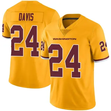 Men's Michael Davis Washington Commanders Color Rush Jersey - Limited Gold