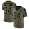 Men's Michael Wiley Washington Commanders 2021 Salute To Service Jersey - Limited Olive