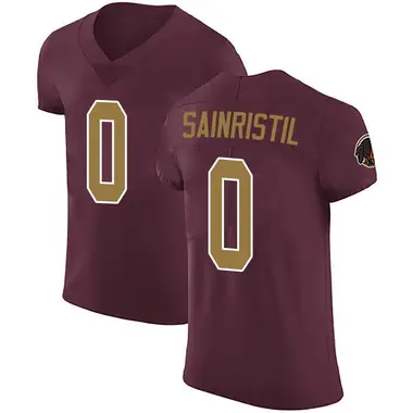 Men's Mike Sainristil Washington Commanders Burgundy Alternate Vapor Untouchable Jersey - Elite