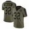 Men's Mykal Walker Washington Commanders 2021 Salute To Service Jersey - Limited Olive