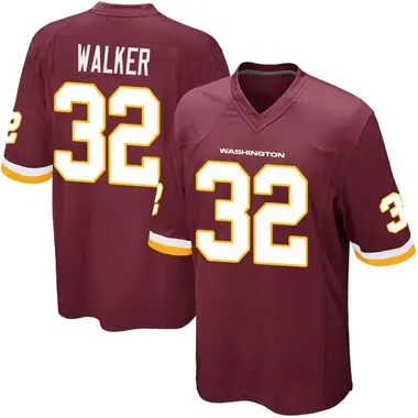 Men's Mykal Walker Washington Commanders Burgundy Team Color Jersey - Game